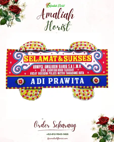 Papan Bunga Ucapan Selamat Bendoasri